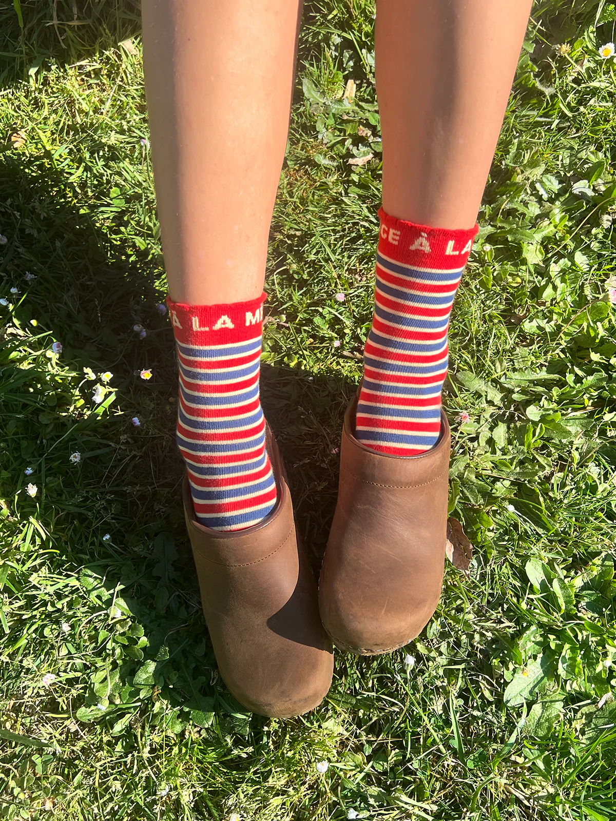 Socken Face à la mère gestreift - Image 3