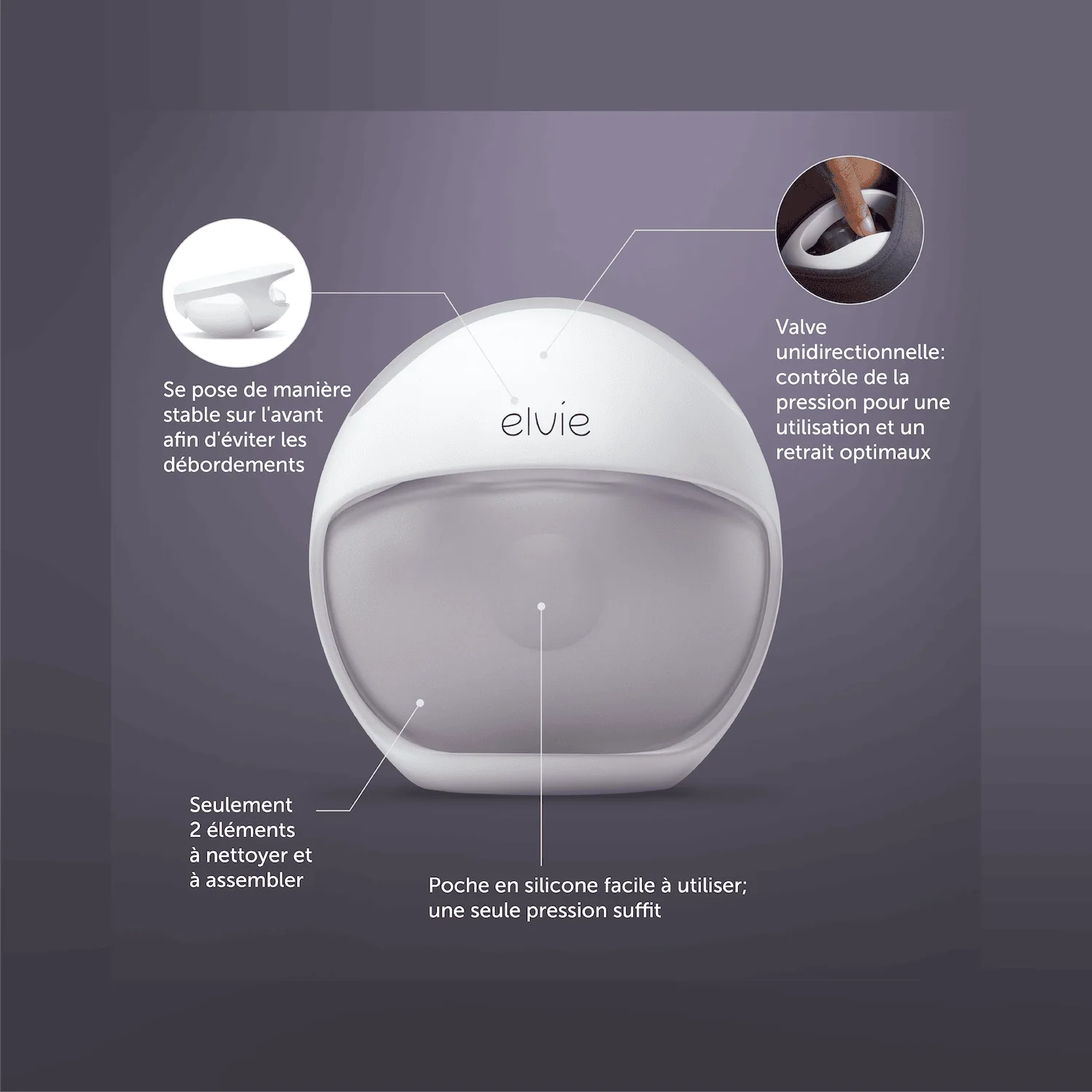 Elvie Curve - Manuelle Silikon-Milchpumpe - Image 4