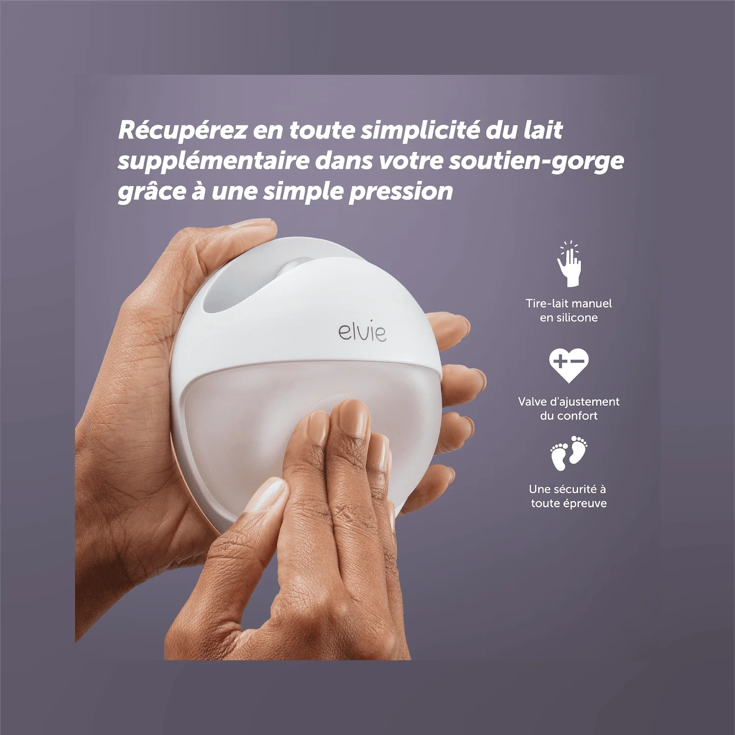 Elvie Curve - Manuelle Silikon-Milchpumpe - Image 5