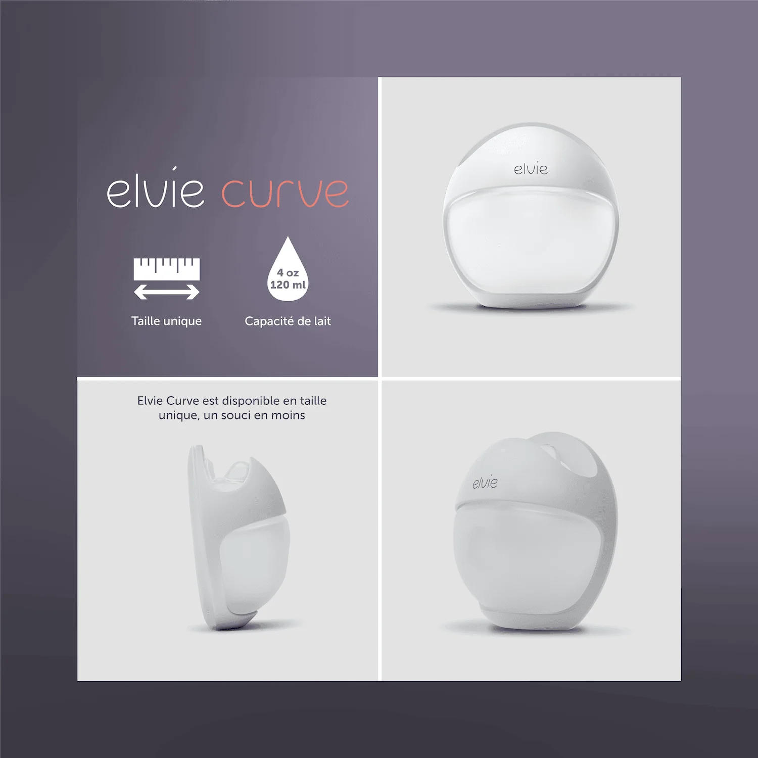 Elvie Curve - Manuelle Silikon-Milchpumpe - Image 6