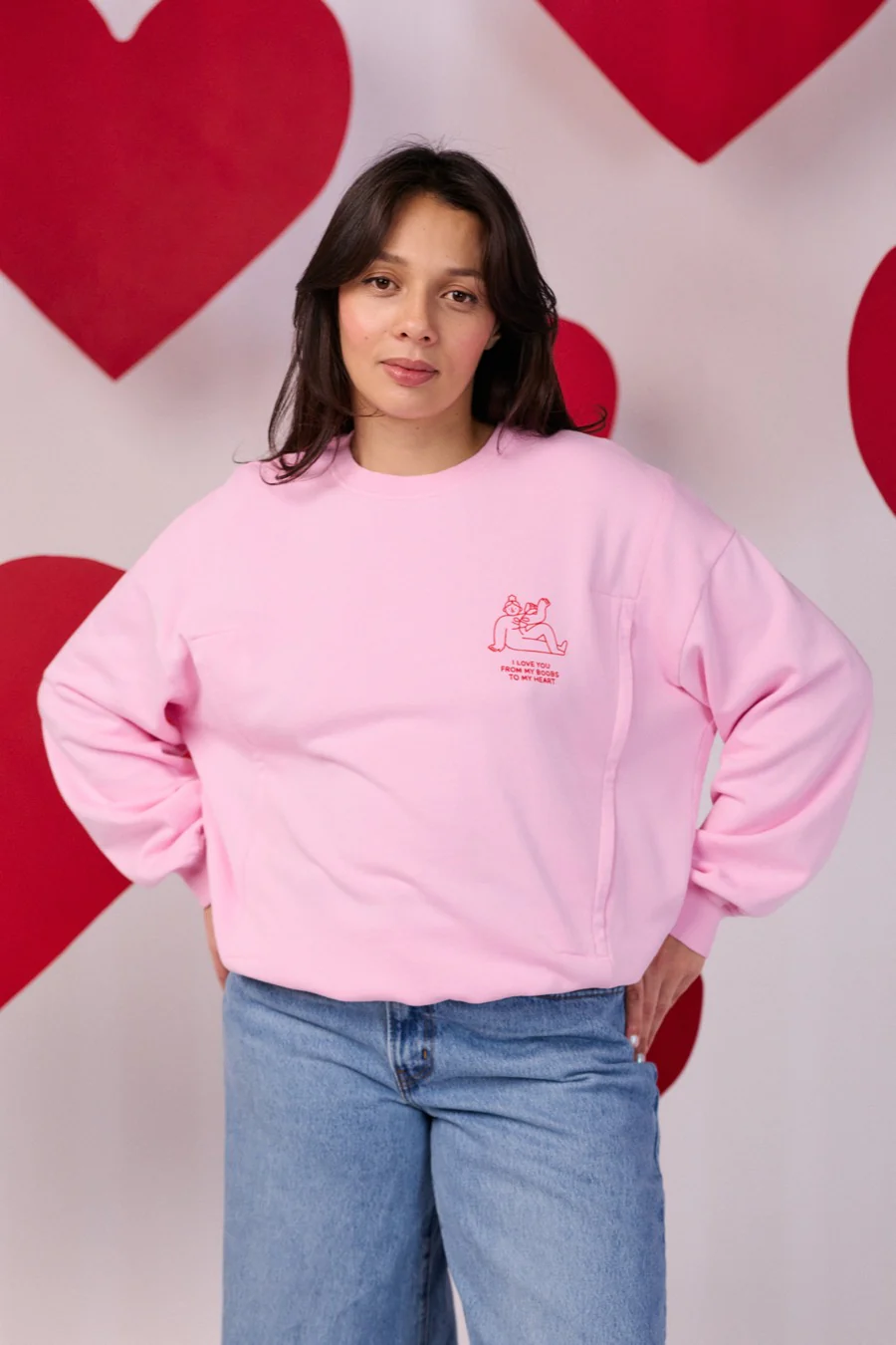 Stillsweatshirt I Love You - Image 5