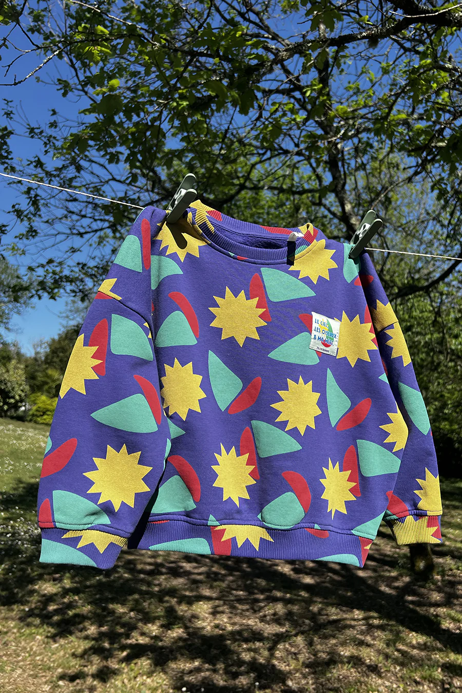 Kids-Sweatshirt "Le ciel les oiseaux et ma mère" - Image 6