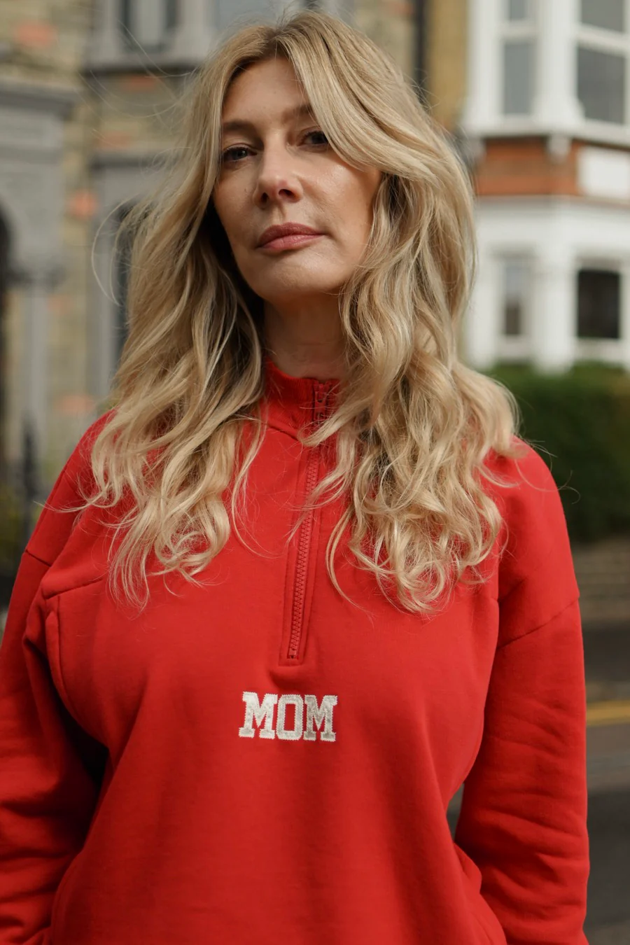 Stillsweatshirt Mom Red - Image 3
