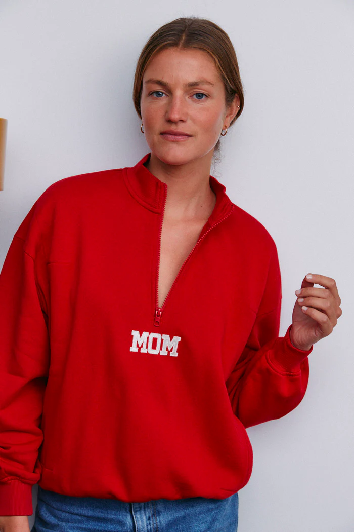 Stillsweatshirt Mom Red - Image 5