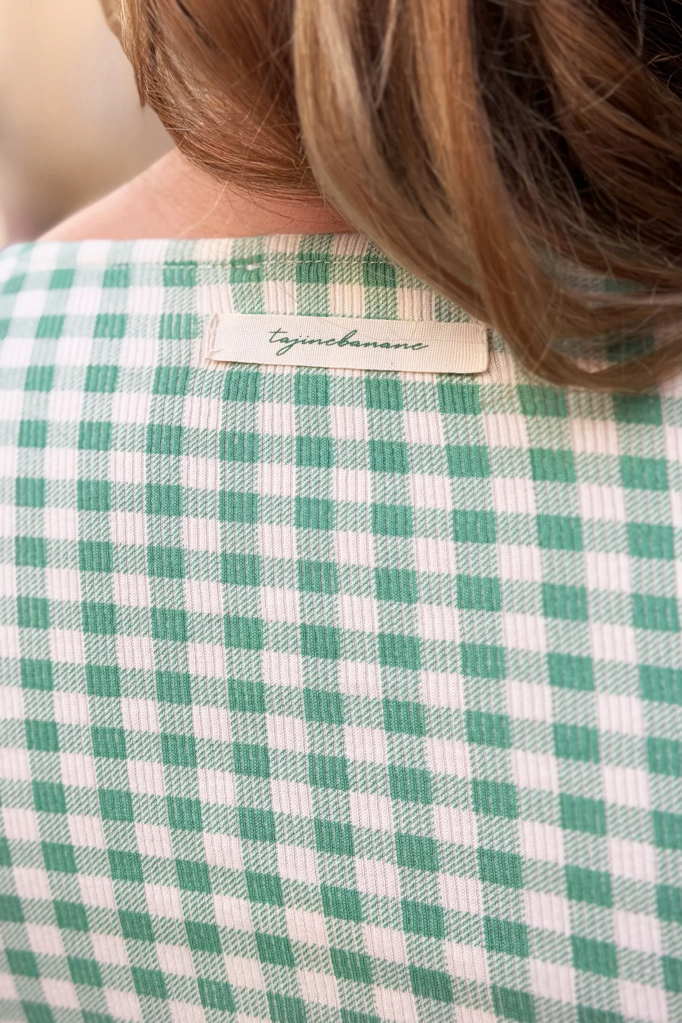 Stillshirt Vichy Grün - Image 4